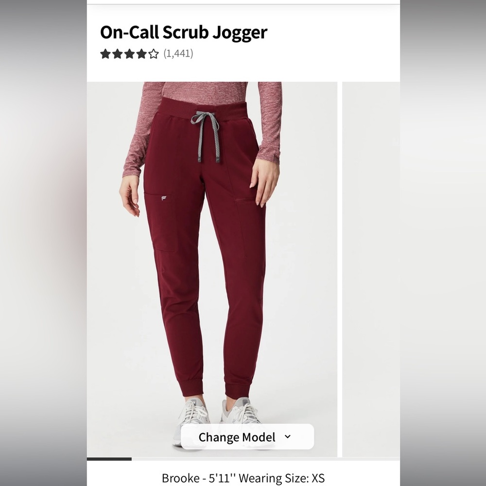 NWT Fabletics On Call Scrub Jogger